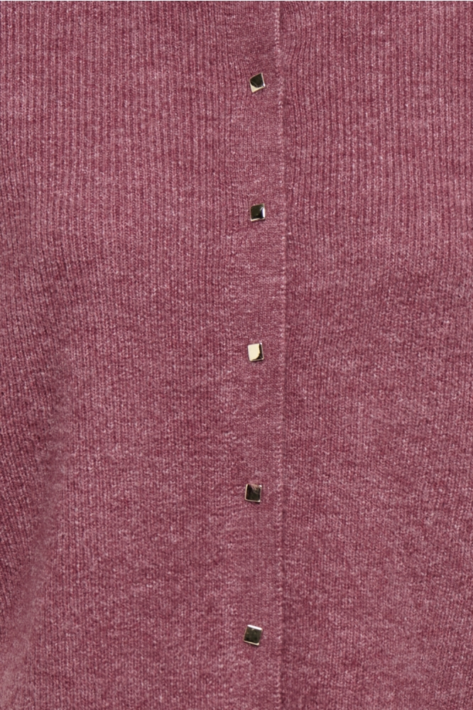 Jacqueline de Yong bordeaux dames vest | Close up