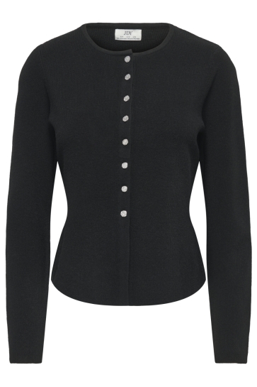 Jacqueline de Yong jdyprime ella life l/s on fit cardi Zwart