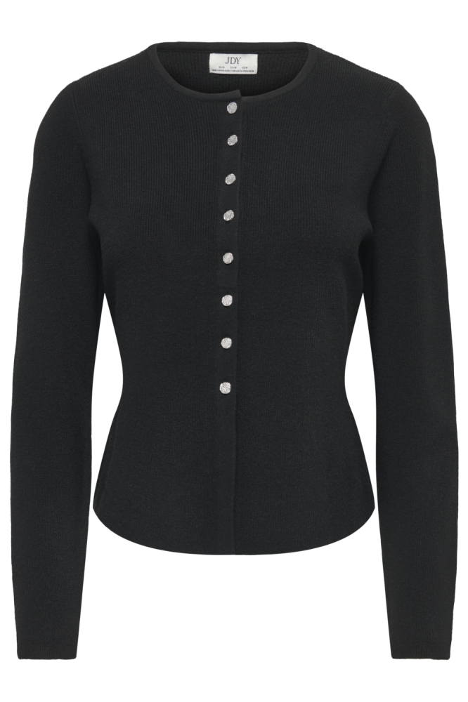 Jacqueline de Yong zwarte dames vest | Vooraanzicht