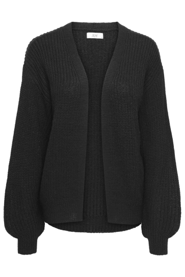 Jacqueline de Yong Vest JDYMEGAN L/S OPEN CARDIGAN KNT 15310547 Black/W.BLACK P