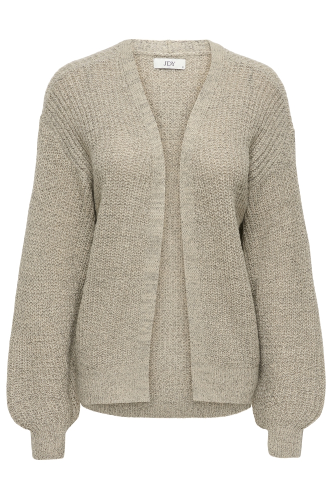 Jacqueline de Yong beige dames vest | Vooraanzicht