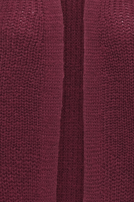 Jacqueline de Yong bordeaux dames vest | Close up