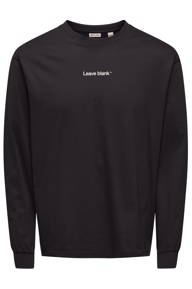 Only & Sons zwarte heren t-shirt | Vooraanzicht