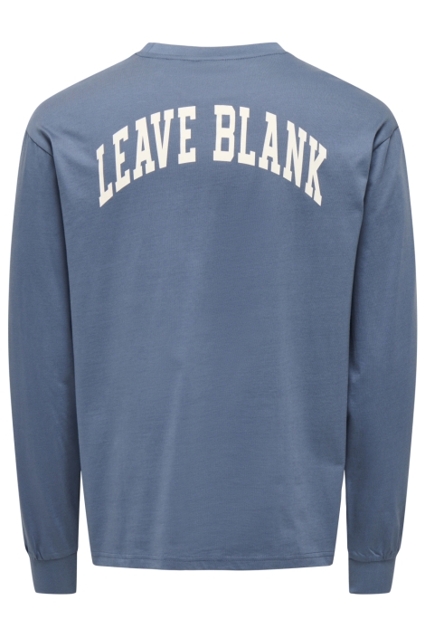 Only & Sons blauwe heren t-shirt | Achteraanzicht