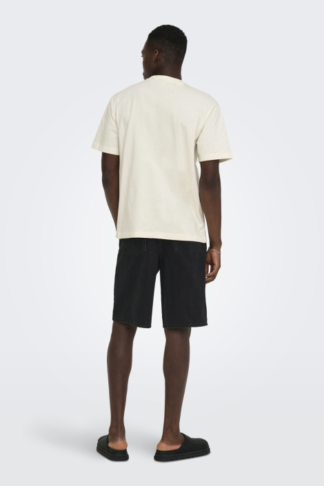 Only & Sons beige heren t-shirt | Model