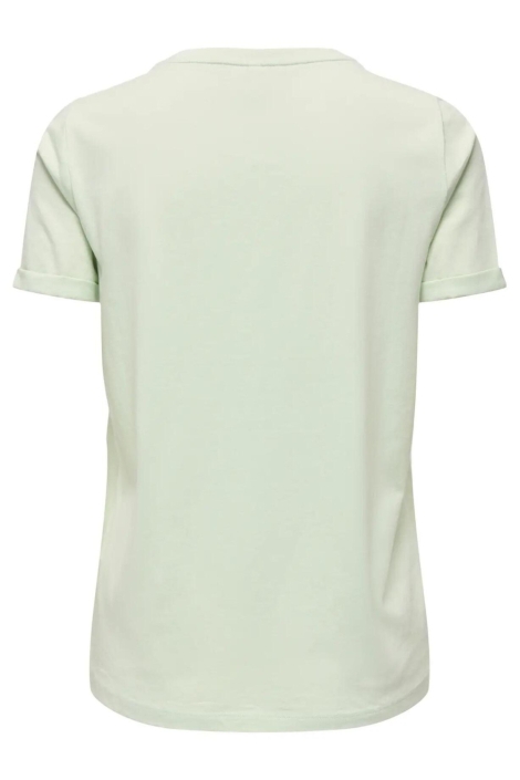 Only groene dames t-shirt | Achteraanzicht