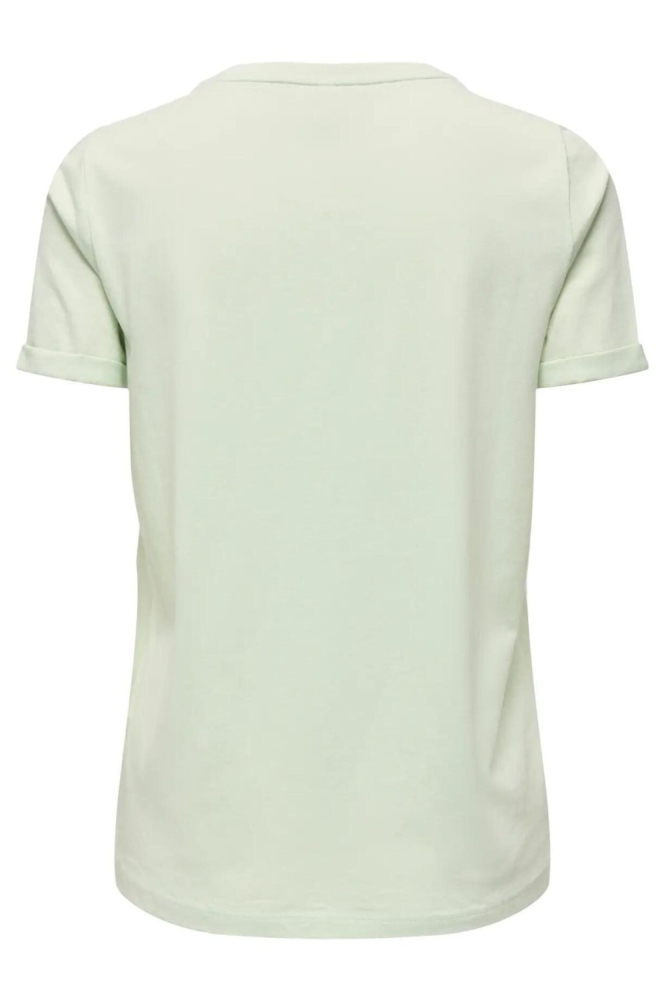 Only groene dames t-shirt | Achteraanzicht