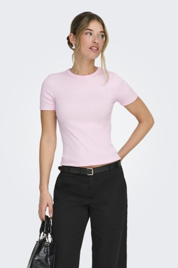 Only onljune s/s tee jrs noos Roze