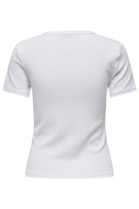 Only witte dames t-shirt | Achteraanzicht