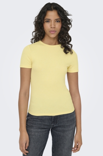 Only onljune s/s tee jrs noos Geel