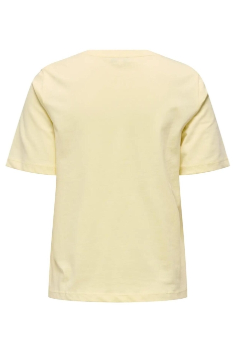 Only gele dames t-shirt | Achteraanzicht