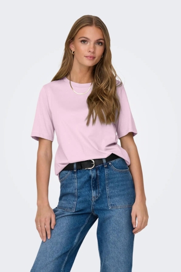 Only T-shirt ONLONLY S/S TEE JRS NOOS 15270390 Roseate Spoonbill
