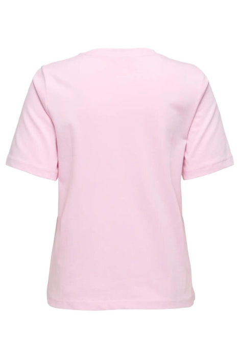 Only roze dames t-shirt | Achteraanzicht
