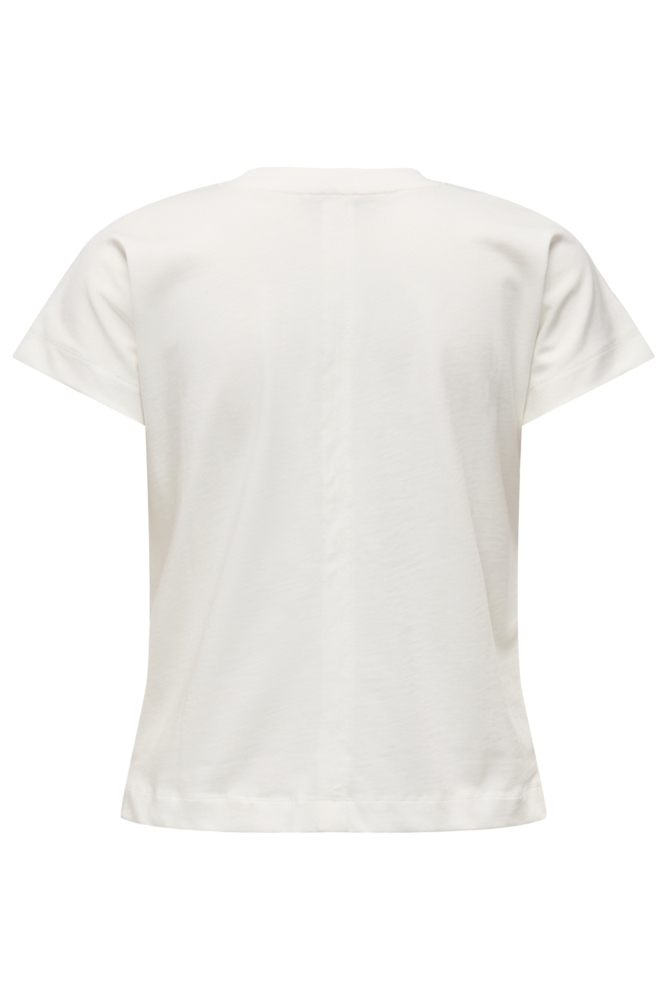 Only witte dames t-shirt | Achteraanzicht