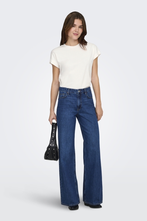 Only witte dames t-shirt | Model