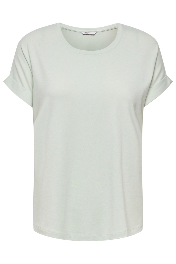 Only groene dames t-shirt | Vooraanzicht
