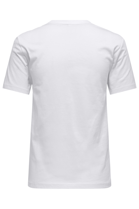 Only witte dames t-shirt | Achteraanzicht