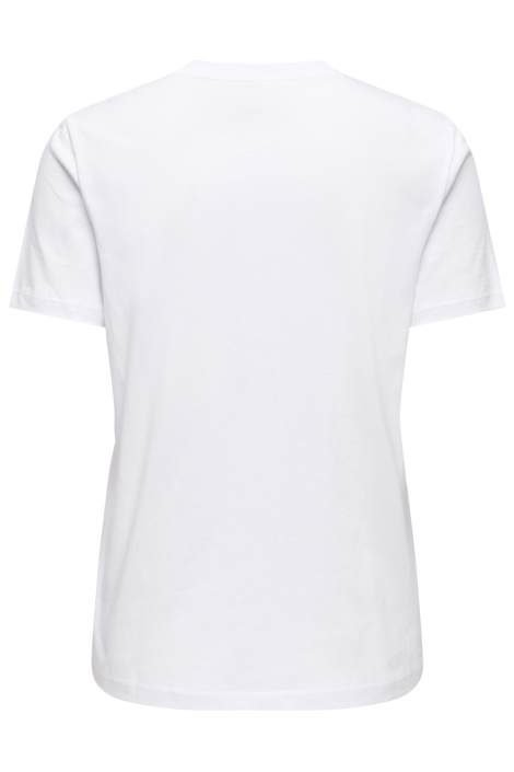 Only witte dames t-shirt | Achteraanzicht