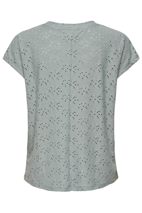 Only groene dames t-shirt | Achteraanzicht