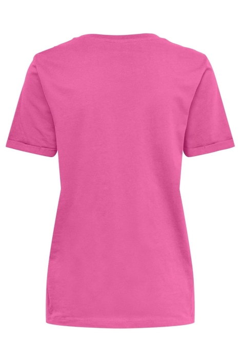 Only roze dames t-shirt | Achteraanzicht