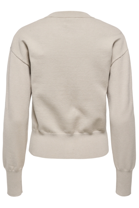 Only beige dames vest | Achteraanzicht