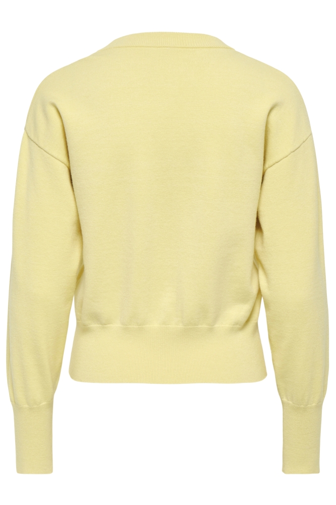 Only gele dames vest | Achteraanzicht