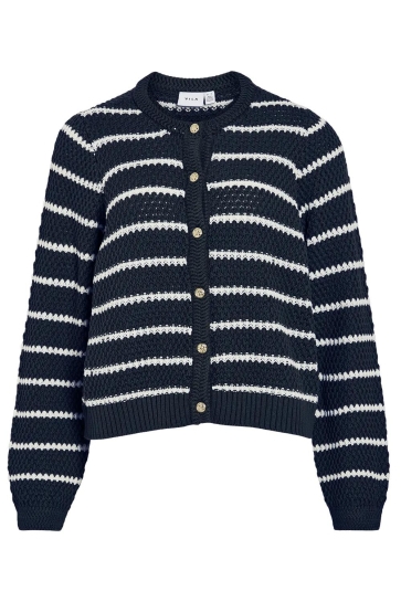 Vila Vest VIMERVA L/S KNIT CARDIGAN 14111988 NAVY BLAZER/CLOUD DANCER