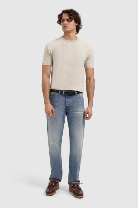 Pure Path zand heren t-shirt | Model