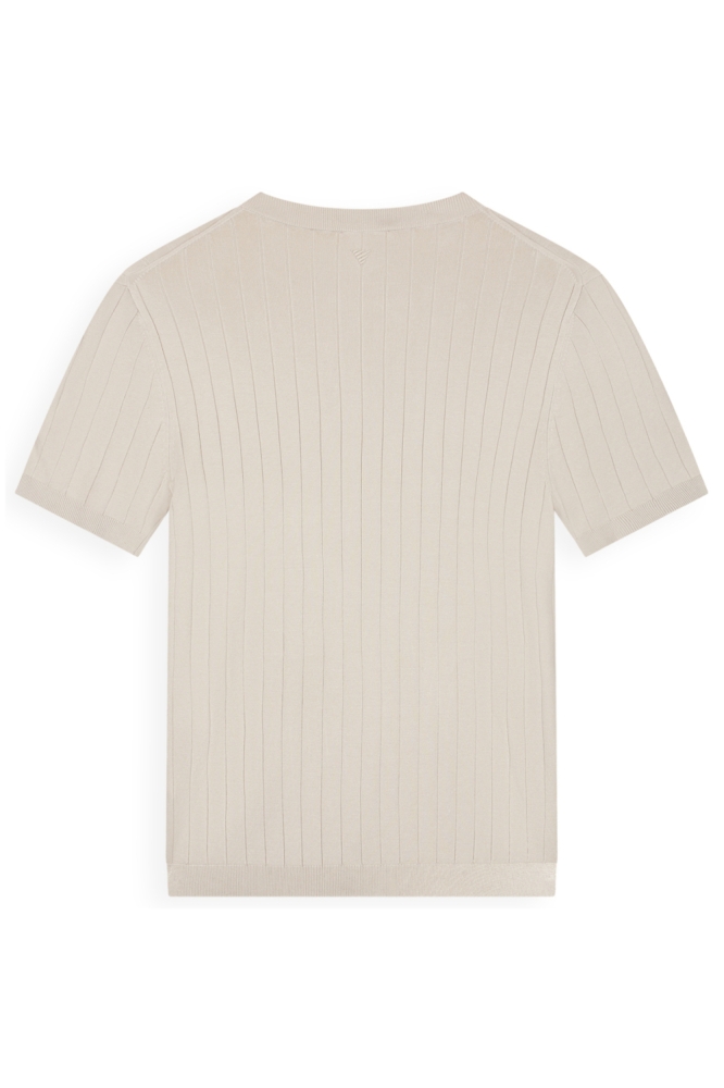 Pure Path zand heren t-shirt | Achteraanzicht