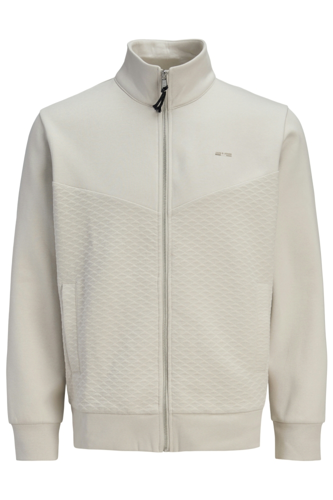 Jack & Jones beige heren vest | Vooraanzicht