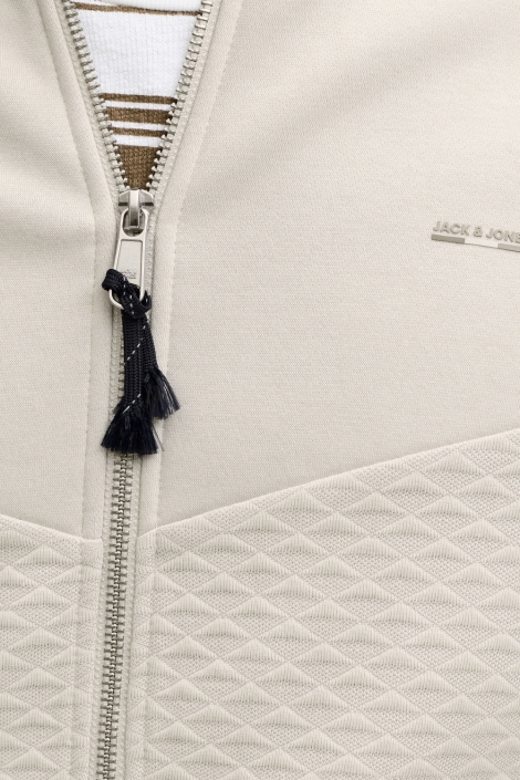 Jack & Jones beige heren vest | Kleurstaal