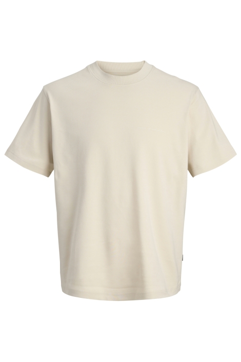 Jack & Jones beige heren t-shirt | Vooraanzicht