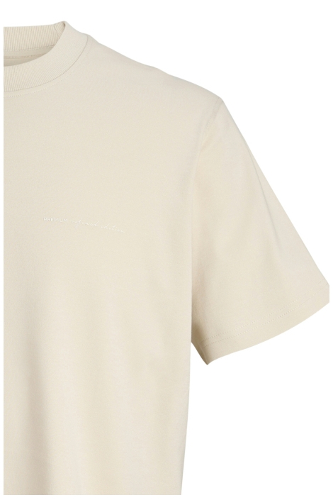 Jack & Jones beige heren t-shirt | Close up