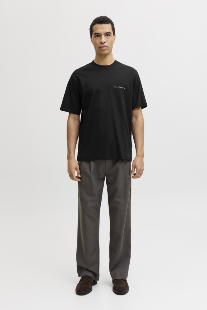 Jack & Jones zwarte heren t-shirt | Model