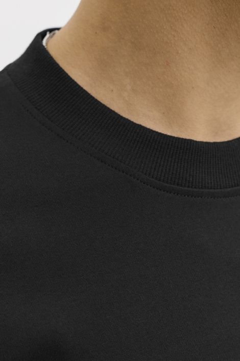 Jack & Jones zwarte heren t-shirt | Close up