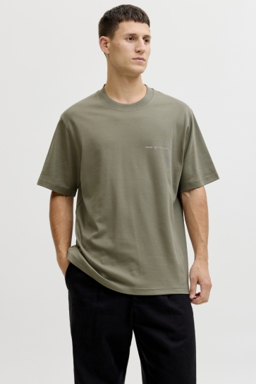 Jack & Jones JPRBLAOWEN SS BRANDING TEE SN 12292397 SMOKEY OLIVE