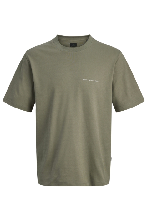 Jack & Jones groene heren t-shirt | Vooraanzicht