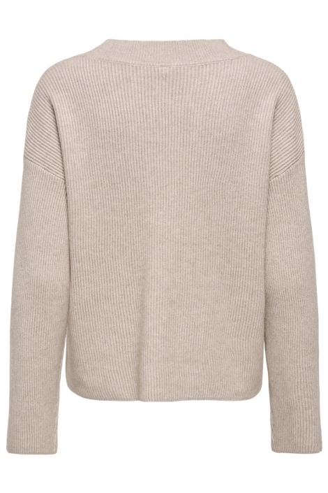 Only beige dames vest | Achteraanzicht