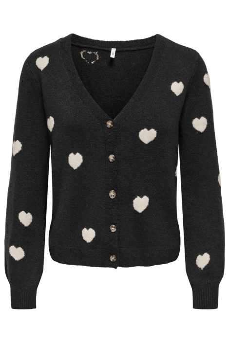 Only zwarte dames vest | Vooraanzicht