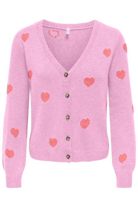 Only roze dames vest | Vooraanzicht