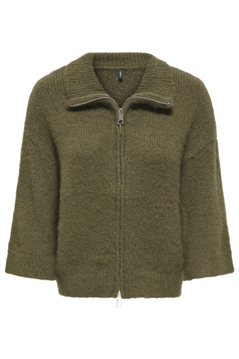 Only groene dames vest | Vooraanzicht