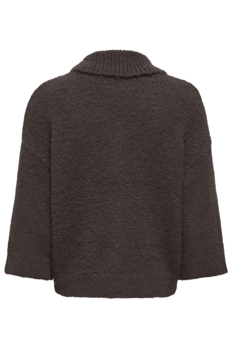 Only bruine dames vest | Achteraanzicht