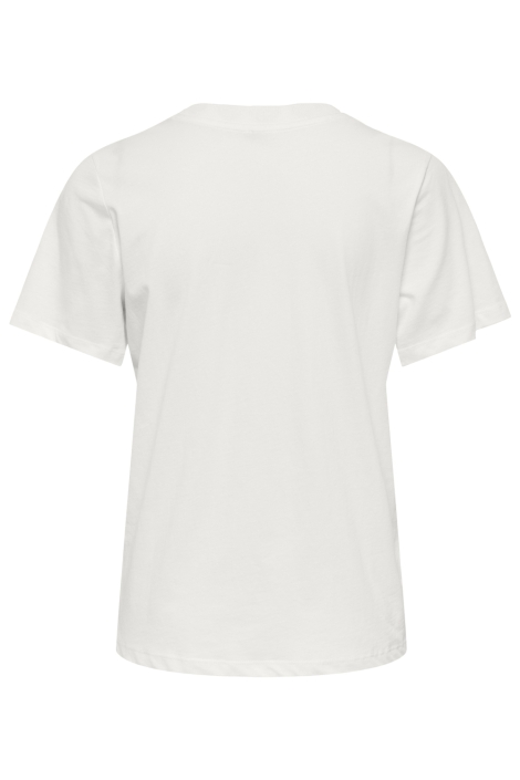 Only witte dames t-shirt | Achteraanzicht