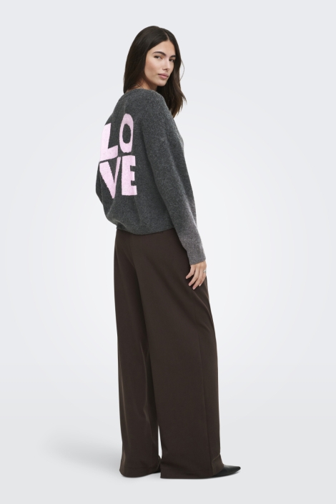 Only grijze dames vest | Model