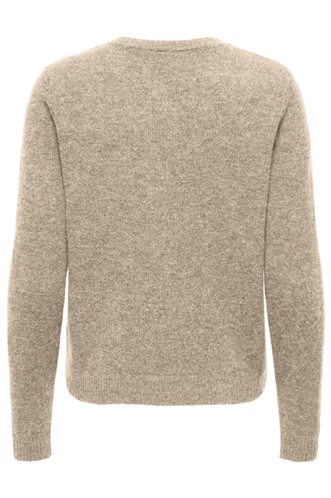 Only beige dames vest | Achteraanzicht