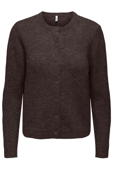 Only onlolivia ls o-neck cardigan cc knt Bruin