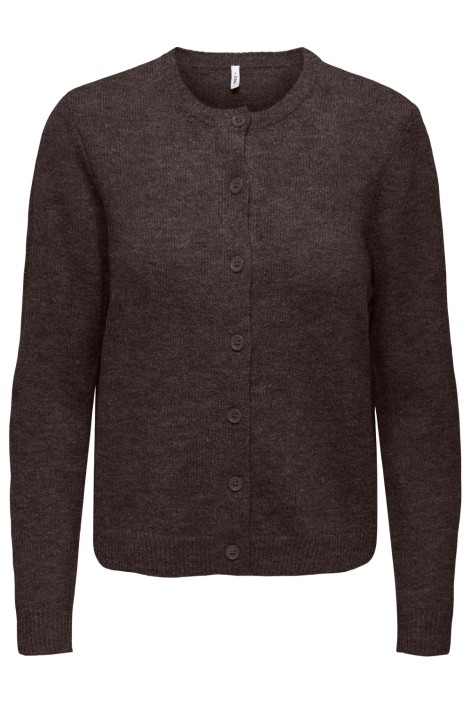 Only bruine dames vest | Vooraanzicht