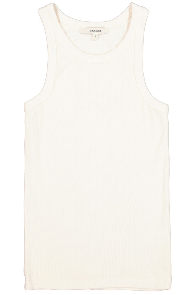 Garcia ecru dames top | Vooraanzicht