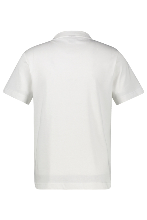 Lerros witte heren t-shirt | Achteraanzicht