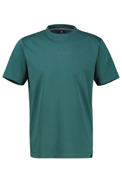 Lerros groene heren t-shirt | Vooraanzicht